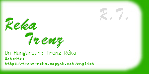 reka trenz business card